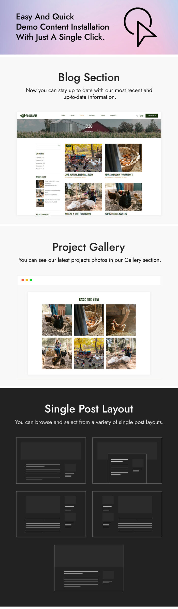 Poulfarm - Poultry Farm and Agriculture WordPress Themes - Features Image 4