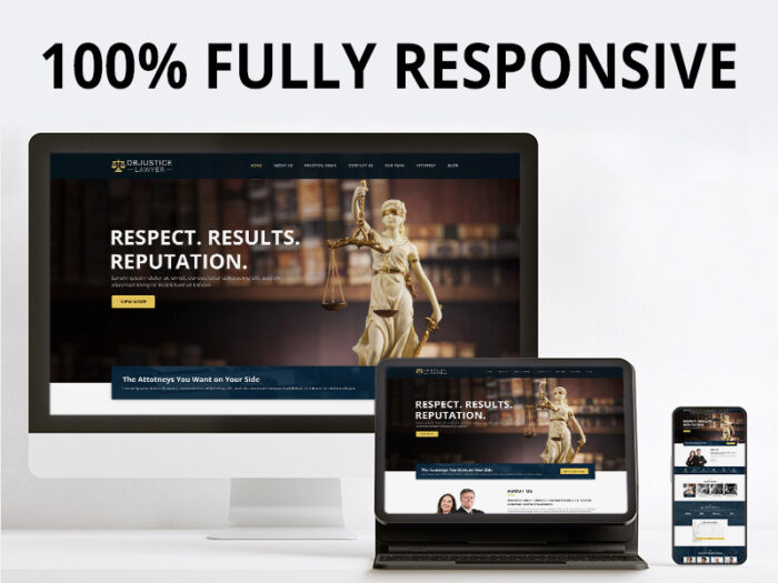 DB justice Lawyer - Bootstrap Landing Page Template - Features Image 2