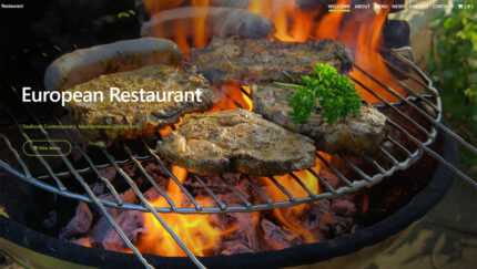 Restaurant / Food Delivery HTML Site Template - Features Image 1