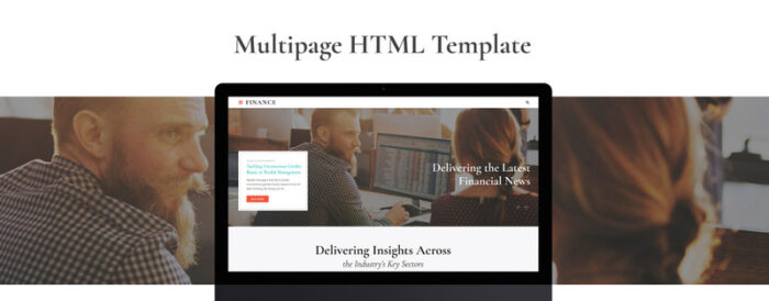 Finance - Financial Adviser Agency Multipage HTML Website Template - Features Image 1