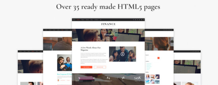 Finance - Financial Adviser Agency Multipage HTML Website Template - Features Image 4