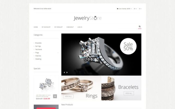 Fine Jewelry Magento Theme