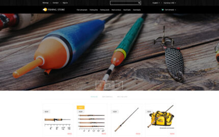 Fishing Accessories PrestaShop Theme