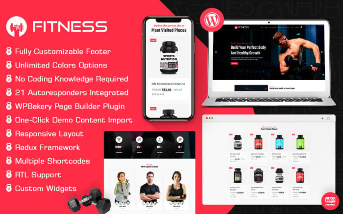 FitX - Gym & Fitness WordPress Theme