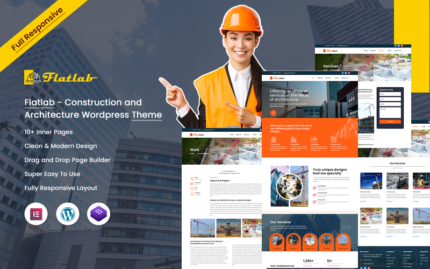 Flatlab - Construction and Architecture Wordpress Theme