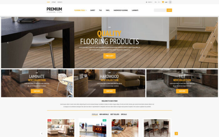 Flooring Store PrestaShop Theme