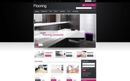 Flooring Store VirtueMart Template