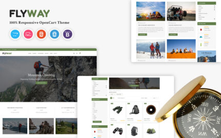 Flyway - Hiking, Camping & Trekking Responsive OpenCart Template