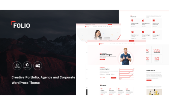 Folio - Creative Agency & Portfolio WordPress Theme