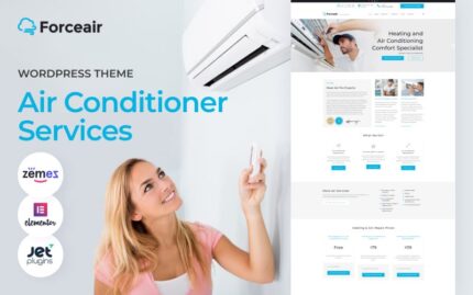 Forceair - Air Condition & Heating WordPress Theme