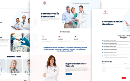 Forearmed Health - Bootstrap 5 Template