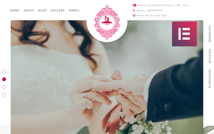 ForeverLove - Wedding Landing WordPress Elementor Theme