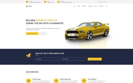 Fraks - Car Repair Multipurpose Classic WordPress Elementor Theme