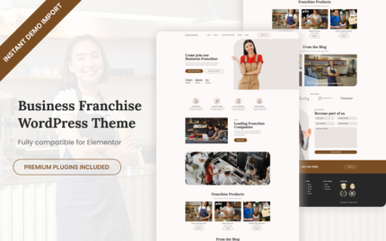 Franchize - Business Franchise WordPress Theme