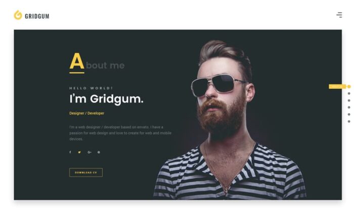 Freelancer bootstrap 4 Landing Page Template