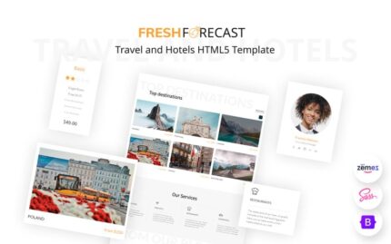 Fresh Forecast - Travel and Hotels HTML5 Template