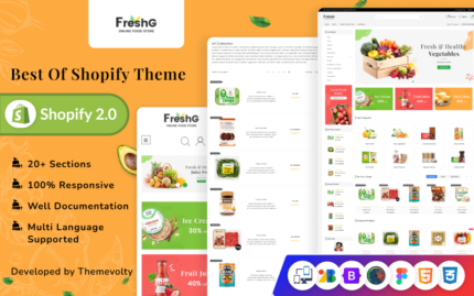 FreshG Mega Grocery–Food Drink–Coffee Shopify 2.0 Premium Responsive Theme