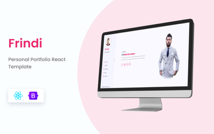 Frindi – Personal Portfolio React Template