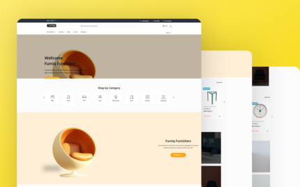 FURNIQ - A Responsive Furniture Ecommerce Website HTML Template