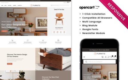 Furnits - Home Decor & Furniture Opencart Theme