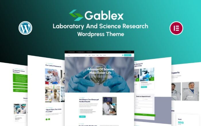 Gablex - Laboratory and Science Research Theme