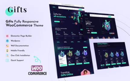 Gifts - Crafts & Photo Art Elementor WordPress Theme