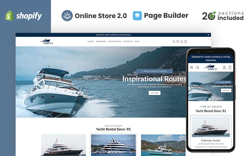 Glacier -  Responsive Yachting Shopify Theme