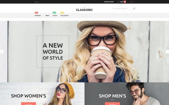 Glassonic Magento Theme