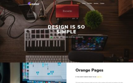 Goalor - Creative Agency Multipurpose Modern WordPress Elementor Theme