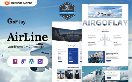 Goflay - Airline Tickets Multipurpose WordPress Elementor Theme