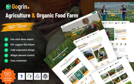 Gogrin - Agriculture and Organic Food WordPress Theme