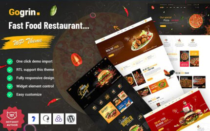 Gogrin - Fast Food Restaurant WordPress Theme