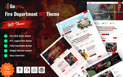 Gogrin - Fire Department & Fire Station WordPress Theme