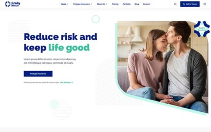 Grabyinsur - Insurance Company Wordpress Theme