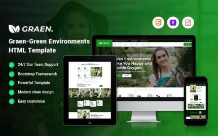 Graen  – Green Environments Website Template