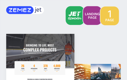 Granbils - Construction - Jet Elementor Kit