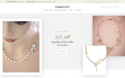 Grand Bridal - Bridal Store Magento Theme