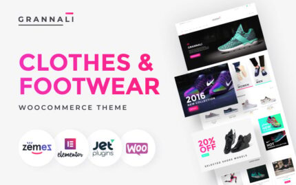 GrannaLi - Clothes & Footwear WooCommerce Theme