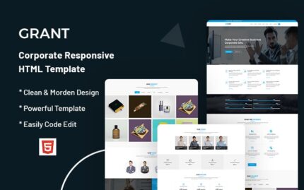 Grant – Corporate Responsive Website Template