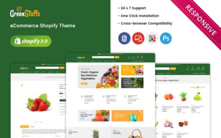 Greenstuffs - Vegetable, Organic & Grocery Supermarket Responsive Shopify Theme