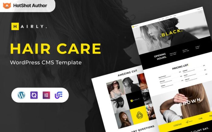 Hairly - Hair Care And Hair Salon Wordpress Theme