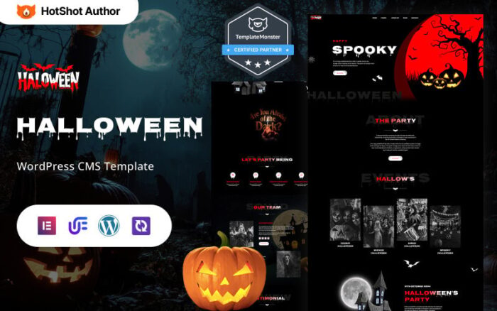 Haloween - Halloween Celebration, Festivals And Parades WordPress Elementor Theme