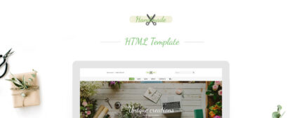 Handmade - Art Supplies Website Template - Features Image 1