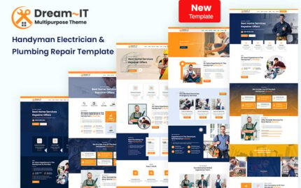 Handyman Electrician & Plumbing Repair HTML5 Template