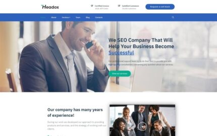 Headox - Consulting Services Multipurpose WordPress Elementor Theme