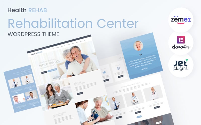 Health Rehab - Rehabilitation Center WordPress Theme