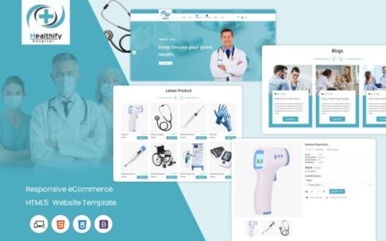 Healthify Web : Responsive HTML Template for Hospital and Medical Equipment Sales