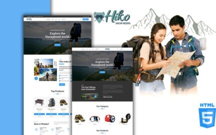 Hiko Trekking and Hiking HTML5 Website Template