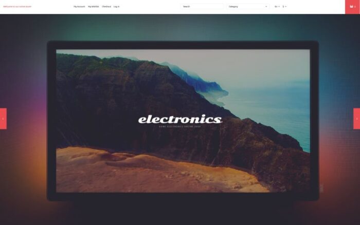 Home Electronics Store Magento Theme