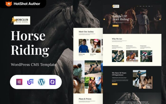 Horclub - Horse Riding And Equestrian Center WordPress Elementor Theme